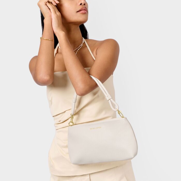 Katie Loxton Asha Wristlet in Off White