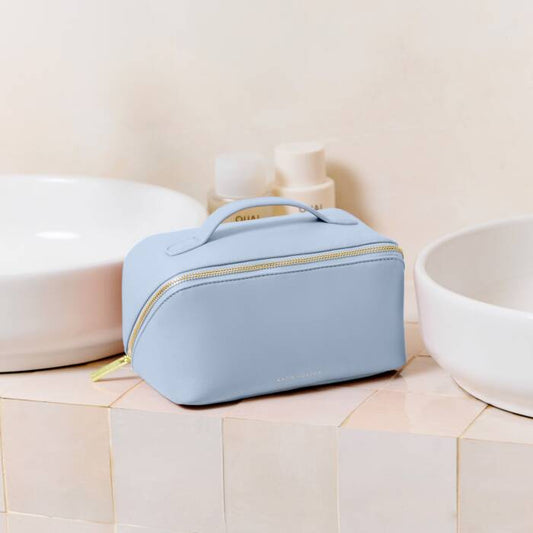 Katie Loxton Medium Make Up And Wash Bag-Blue Aura