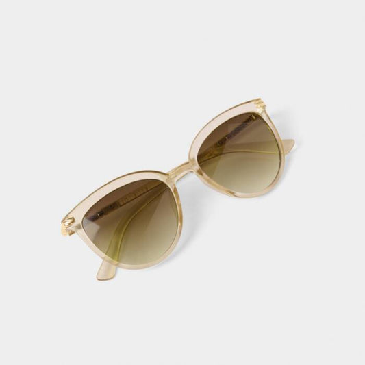 Katie Loxton Ravello Sunglasses-Nude Transparent